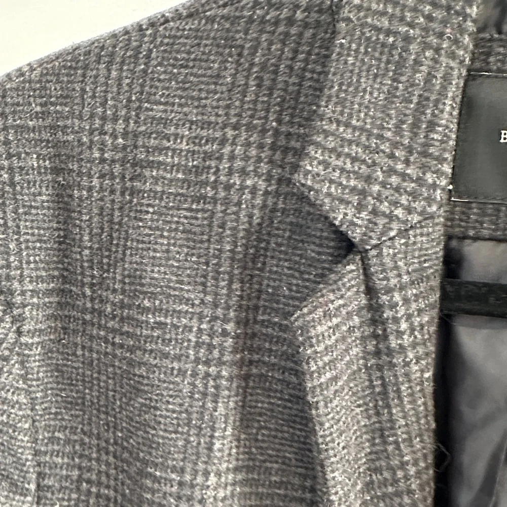 Banana Republic Men's grey and black top Coat